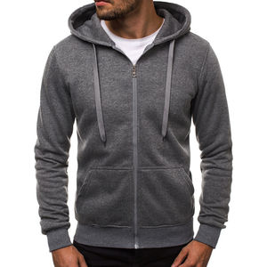 Sudaderas con Capucha Personalizadas de Alta Calidad con Logotipo, 100% Algodón, Cierre de Cremallera, Felpa Gruesa de 400g, para Hombre, Talla Grande, Bordadas, Invierno, Estampado Extra Grande - Product Image 3