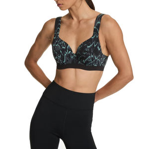 Ropa de entrenamiento Ropa de Yoga de calidad Sujetador deportivo corto de un hombro Estilo superior Sujetador deportivo sin costuras de alto soporte para mujer Tallas grandes - Product Image 1