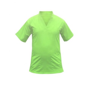Uniforme de gommage médical Slim Fit Soins infirmiers OEM ODM Robes de théâtre d'opération de haute qualité 100% coton biologique avec certification GOTS - Product Image 6