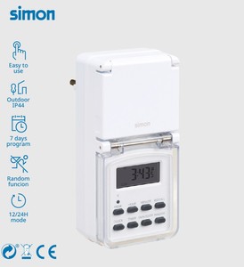 Programmatore Digitale Settimanale per Esterni IP44 (Simon AF711201) - Product Image 2