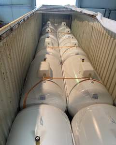 Stockage de gaz efficace Réservoir de stockage de gaz propane horizontal de 1000 gallons Pompe en acier au carbone d'occasion à vendre - Product Image 4