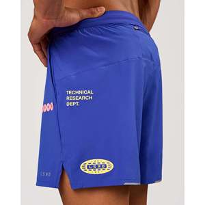 Short de course doublé Pace 5 pouces - Game Plan Power Cobalt, taille élastique, coupe confortable - Product Image 4