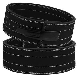 Cinturones de gimnasio de piel de vaca personalizables para hombres, cinturón de cuero para levantamiento de pesas para entrenamiento de levantamiento de pesas - Product Image 1