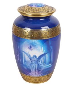 <b>Beautiful</b> Good Quality Finished Metal Cremation Urn for Human Ashes Decorative metal ashes urn Adult application funeral urn - Product Image 3