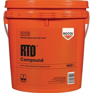 Seau de 5 kg de pâte à fileter composée Rocol RTD pour outils de coupe et de formage - Product Image 1