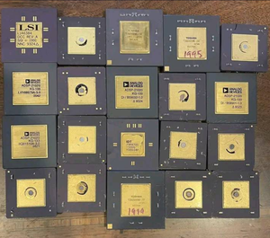 Used CPU Trimmed Gold Ram Finger Scrap <b>CPUs</b> Penta I7 Ceramic Material Refurbished Desktop Application Tray Package - Product Image 2