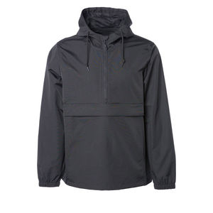 Veste pour hommes personnalisée tenues coupe-vent veste de sport en nylon piste de jogging veste à demi fermeture éclair pour hommes - Product Image 1