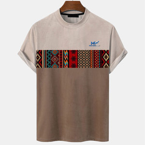 เสื้อยืดผู้ชายผลิตจากโรงงาน ทรงใส่สบาย ระบายอากาศได้ดี ผ้าฝ้าย 100% เป็นมิตรกับสิ่งแวดล้อม แขนสั้น ออกแบบมาเพื่อการสวมใส่ลำลอง - Product Image 1