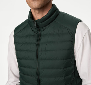Gilet classique pour homme, sans manches, softshell, chaud pour l'hiver, décontracté, pour le travail en extérieur, résistant au vent, en coton, chauffé, pour un usage quotidien - Product Image 5