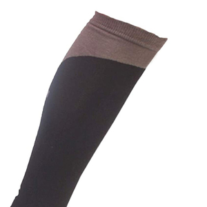 Calcetines Ecuestres de Algodón/Fibra de Bambú Ecológicos Personalizados al por Mayor para Otoño, Hasta la Rodilla, con Logotipo en el Puño/Punta, para Hombres y Mujeres - Product Image 4