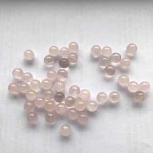 Esfera redonda lisa de cuarzo rosa Natural de 7mm Piedra preciosa sin perforar del fabricante Joyería hecha a mano Fábrica en línea Comprar tienda ahora - Product Image 2