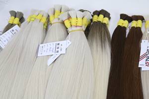 Extensions de cheveux en vrac de qualité supérieure Cheveux vietnamiens Double noyade 100 grammes Couleurs claires 18 pouces - Product Image 4
