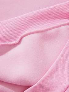 เสื้อสเวตเตอร์มีฮู้ดสำหรับผู้หญิงโอเวอร์ไซส์ผ้าฟลีซผ้าฝ้ายหนาแบบสวมศีรษะเสื้อฮู้ดแฟชั่นสำหรับฤดูหนาว - Product Image 6