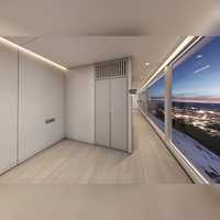Maison capsule de luxe F7, maison préfabriquée modulaire, structure en acier galvanisé, balcon panoramique, système intelligent, hôtel de glamping
