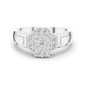 Anillo con Racimo de Diamantes de Laboratorio de 0.402 CT para Mujer, Claridad VVS-VS EF, Oro de 18KT, 14KT, 10KT y Plata 925, Oro Rosa, Amarillo y Blanco - Product Image 1