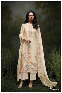 Collection de costumes Salwar Kameez en coton brodé de qualité supérieure, vêtements de fête pour vêtements indiens et pakistanais, vente en gros - Product Image 3