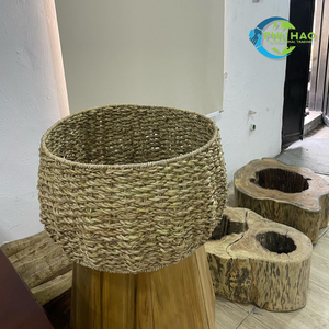 High-Quality Vietnamese Wicker <b>Rattan</b> Seagrass FLOWER BASKET with Iron Frame Flower Trees, Indoor <b>Plants</b>, and Natural Home Decor - Product Image 5