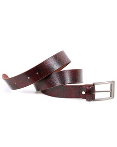 Cinturón informal de moda de alta calidad de cuero genuino con nuevo diseño a cuadros y aleación de letras personalizadas para hebilla para cinturones de jeans - Product Image 3