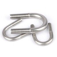 Collier de serrage en acier inoxydable SS304 SS304L de haute qualité en gros M8 M10 M12 M14 M16 M20 U Bolt