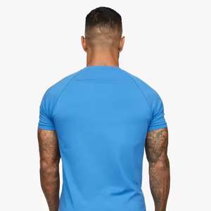 ชุดเสื้อยืดเข้ารูปผ้าคอตตอนคอมบ์สำหรับผู้ชายชุดกางเกงขาสั้นผ้าแห้งเร็วคอลูกเรือระบายอากาศสไตล์ลำลองสำหรับฤดูร้อนฤดูใบไม้ร่วง - Product Image 6