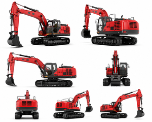 Vente en gros de mini-excavatrices robustes de type chenillé, moteur, pompe, boîte de vitesses, pour projets de construction à fort moment de charge - Product Image 1