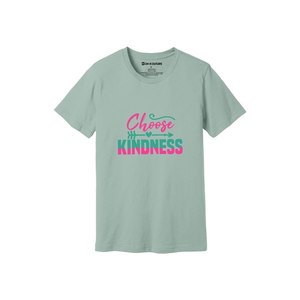 เสื้อยืดผ้าฝ้าย100% พิมพ์ลายด้วยความมีน้ำใจขนาด160 180ถึงหนักมี12สีที่สามารถปรับแต่งดีไซน์และการจัดวางของคุณเองได้ - Product Image 5
