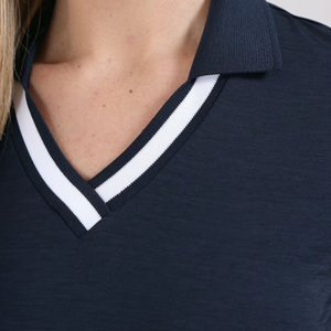 Vêtements de sport de golf pour femmes élégants à manches longues anti-rides pour chemises Tissu tricoté respirant à séchage rapide Logo personnalisé Extérieur - Product Image 4