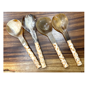 Trending Horn Salad Server New Look diseño de mango antiguo Salad Server la mejor calidad personalizar embalaje - Product Image 6