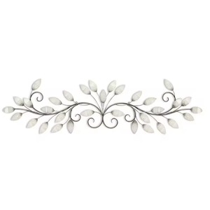 Charming Rustic Wall Art in Grey Powder Coated Metal with Modern Design Perfect for <b>Indoor</b> and Outdoor Display Large Size - Product Image 1