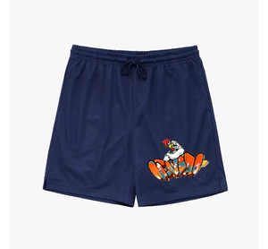 Pantalones cortos de gimnasio de malla estampados de secado rápido, transpirables, sólidos, a prueba de viento, personalizados, para hombre - Product Image 5