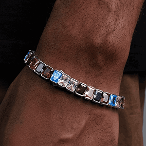 Bracelet minimaliste en or style hip-hop avec micro-pavé de diamants – Cadeau - Product Image 6