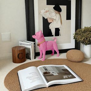 Escultura Moderna Minimalista de <span class=keywords><strong>Chihuahua</strong></span>, Decoración Creativa para el Hogar u Oficina, Regalo de Cumpleaños, Artesanía de Resina Realista - Product Image 5