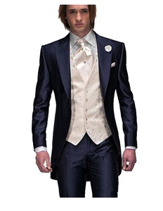 Diseño a cuadros vestido de negocios Formal Oficina pantalón abrigo trajes para hombre Blazers trajes de esmoquin moda de talla grande Slim Fit traje para hombre - Product Image 4