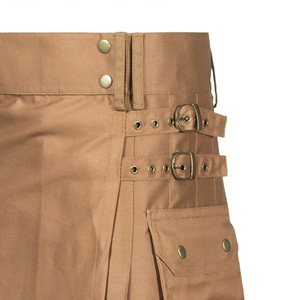 Kilt de travail utilitaire en tartan de qualité supérieure pour hommes, kilt traditionnel en coton des Highlands pour l'été, accessoires pour instruments de musique - Product Image 6