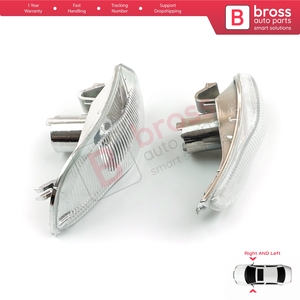Lente de Indicador de Espejo Lateral BSP626 Derecha e Izquierda para Symbol MK3 Logan Sandero MK2 261653175R 261600977R - Product Image 6
