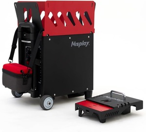 Machine à balles de tennis portable HotSale (26lb)-Double moteur pour TopSpin et Backspin, plus de 80 balles, Max 68MPH - Product Image 1