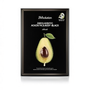 เจมโซลรูเซียน มัลกวง อะโวคาโด ออยล์ แอมพูล เฟซ แอนด์ บอดี้ มาส์ก-สีดำ - Product Image 2