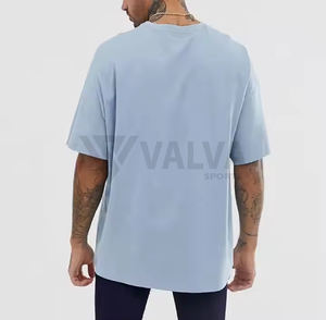 Camisetas Extra Grandes Personalizadas de Algodón 100% Transpirables de Secado Rápido con Cuello Alto Estilo Casual Elegante para Hombre 2024 Servicio OEM - Product Image 6