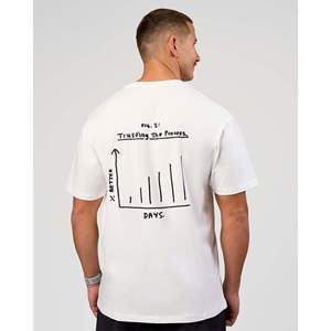 T-shirt Oversize Pesante Tinta in Capo per Fitness di Andrew <span class=keywords><strong>J.</strong></span> Acciaio X LSKD - Product Image 2