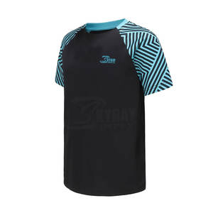 T-shirt à logo personnalisé pour hommes Dernier design Couleur unie Séchage rapide et durable pour l'extérieur Tissu tricoté - Product Image 2