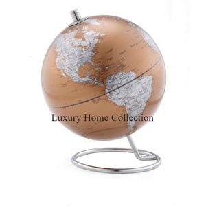 Fancy Best Seller Metal forma redonda globo cobre plateado hecho a mano para vajilla Oficina Escuela y hogar suministros decorativos - Product Image 2
