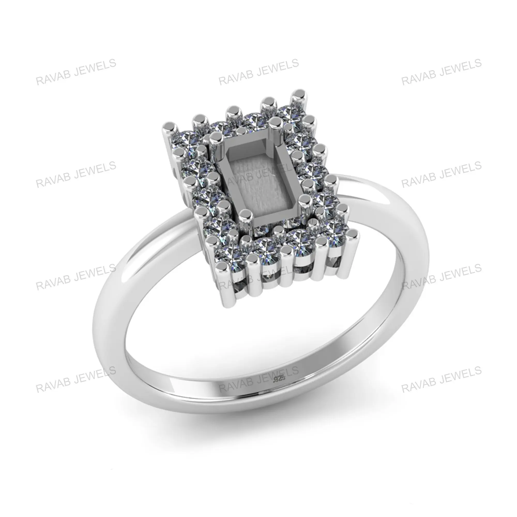 Новейшее модное классическое Ювелирное кольцо 925 стерлингового серебра с 3x5 мм, набор из глины, подарок на день рождения