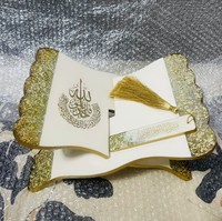 Support de Coran en résine fait main, personnalisé, design pétales de rose, artisanat, thème religieux, personnalisable