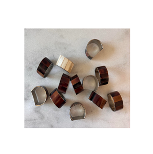 Servilletero de boda con incrustaciones de hueso, Decoración de mesa de comedor, servilletero, anillo moderno para fiesta, Hotel, restaurante - Product Image 1