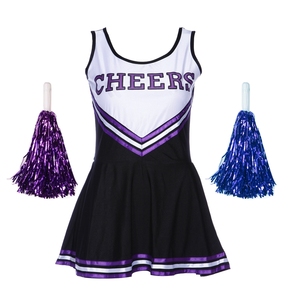 2024ชุดเชียร์ลีดเดอร์เด็กผู้หญิงสีแดงชุดเชียร์น่ารักเครื่องแต่งกายน่ารักสำหรับงานปาร์ตี้ชุดเชียร์ลีดเดอร์ผ้าสแปนเด็กซ์ระบายอากาศ - Product Image 4
