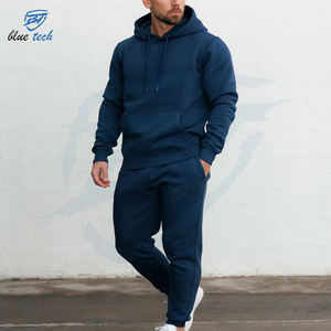Logo personnalisé Tech Fleece Casual Solid Training Tracksuits pour Hommes Plus Size Jogger Sweatsuit Gym Fitness Winter - Product Image 1