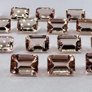 100% naturel et de haute qualité Morganite coussin pierres précieuses lâche 5x7mm à 10x12mm tailles - Product Image 1