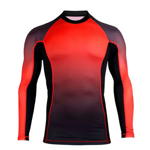 Produit très demandé Personnalisé MMA Hommes Rash Guard pour une utilisation en extérieur Impression entièrement personnalisée Hommes Rash Guard - Product Image 1