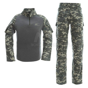 Conjunto de uniforme de camuflaje táctico duradero, tela transpirable para entrenamiento en actividades al aire libre - Product Image 1