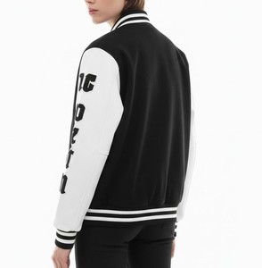 Veste de baseball universitaire de haute qualité 2026, fabricant de vêtements de rue personnalisés, broderie de patch en chenille de laine, veste universitaire de style lettreman - Product Image 5